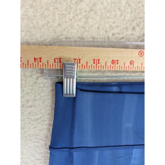 Lululemon Leggings Womens Sz 8 Utility Blue In Movement 7/8 Tight Everlux Gym - Picture 4 of 16